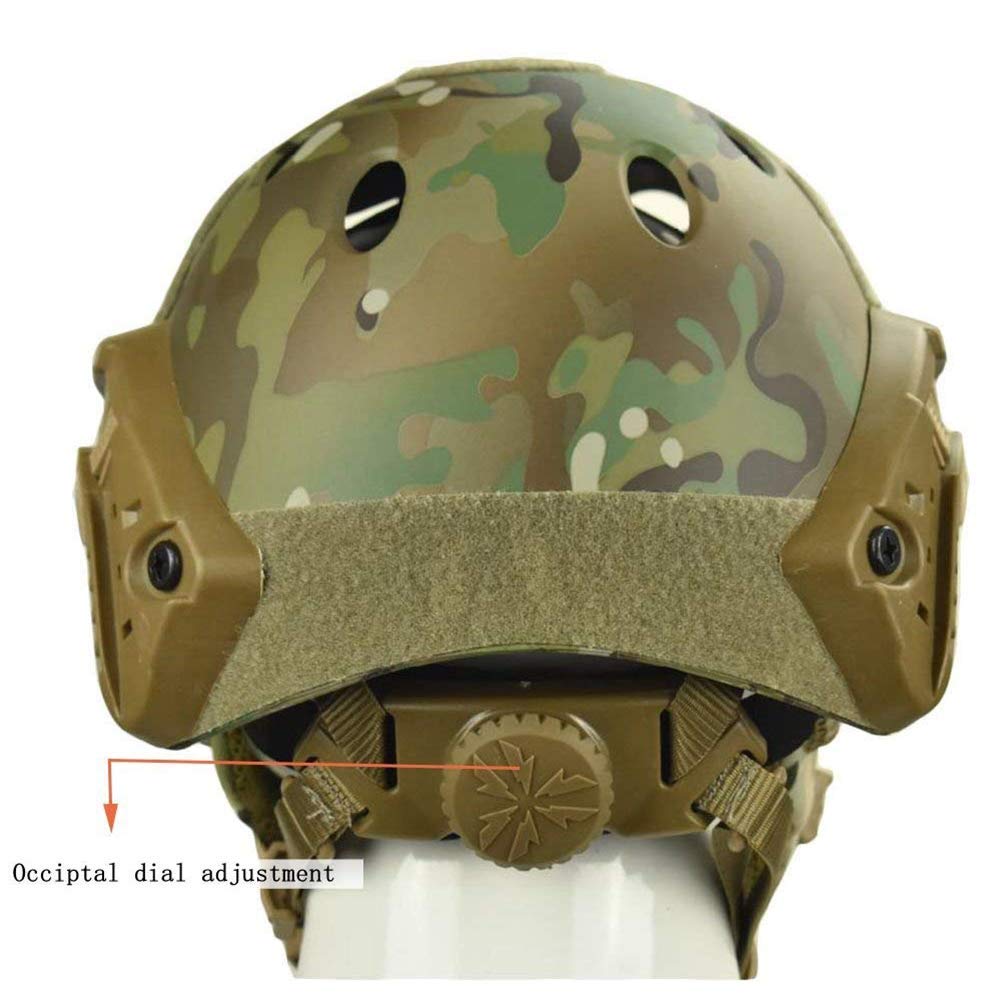 BBYaki Airsoft Paintball Protective Helmet,Tactical Helmets with Steel