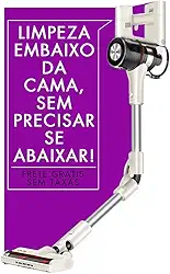 LILIN Aspirador de pó Versatil Sem Fio Superprático i7 com Tubo Flexível, Aspirador vertical leve, Limpe sem sujar as mãos, Bivolt, Ajuste de sucção de três níveis e 8 Acessórios, Para uso doméstico
