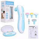 TEC TAVAKKAL Electric Baby Nail Trimmer for New-Borns with LED Light – Safe Baby Nail Cutter 0–6 Months | Quiet Baby Nail File Kit with Multiple Grinding Heads | Infant Nail Care Grooming Set (Blue) gallery image