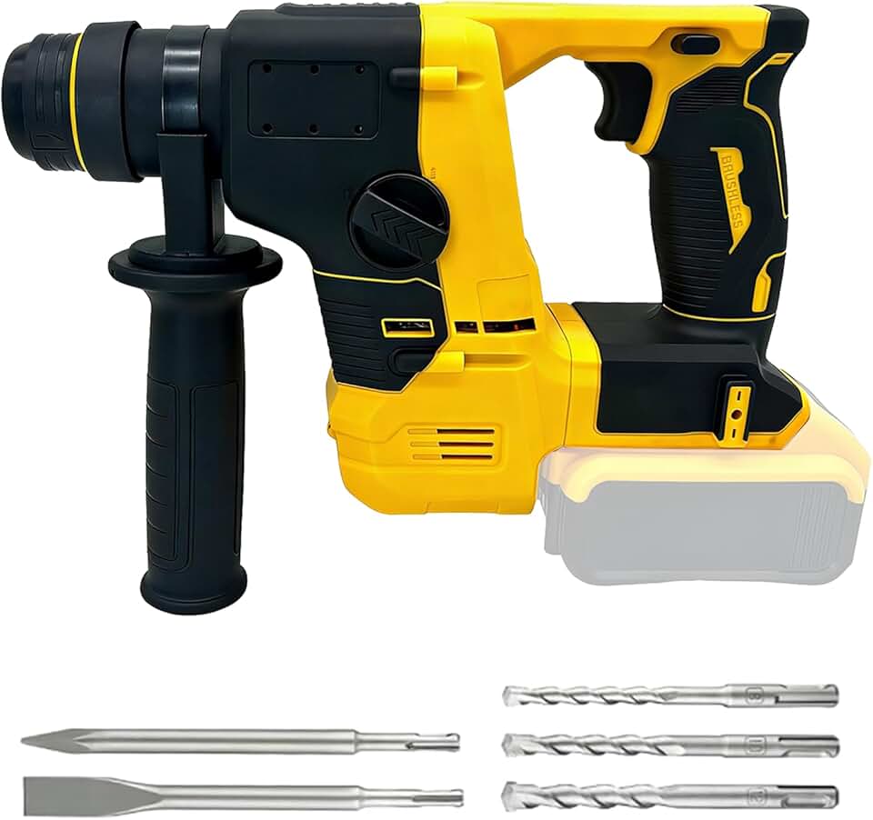 Hammer Drill Cordless for Dewalt 20V Max Battery, 1100W Elec