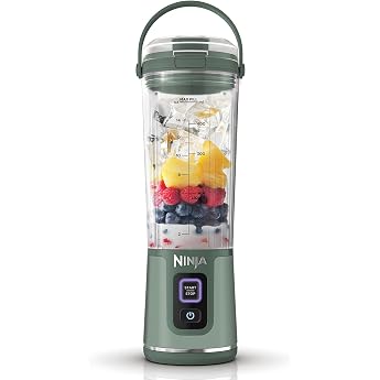 Ninja Blast BC151UKEM Portable Blender, 530 ml, Leak-proof Lid and Drinking Spout, Powerful Cordless Mini Blender, Rechargeab
