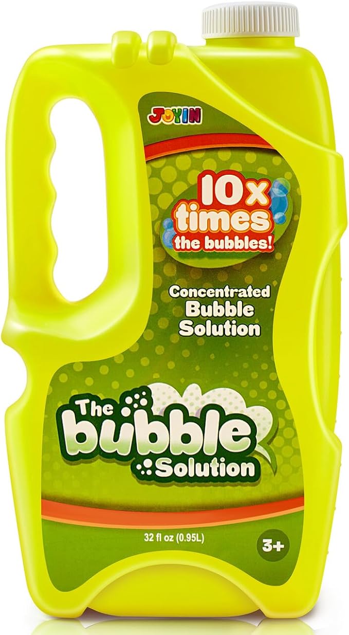 JOYIN 32 oz Bubble Solution Refills (up to 2.5 Gallon) Big