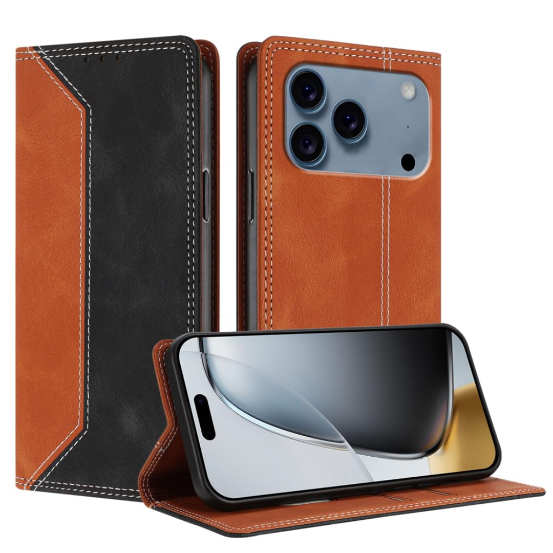 Amazon.co.jp: RNOZX For iPhone XR用マグネット式レザーフリップ