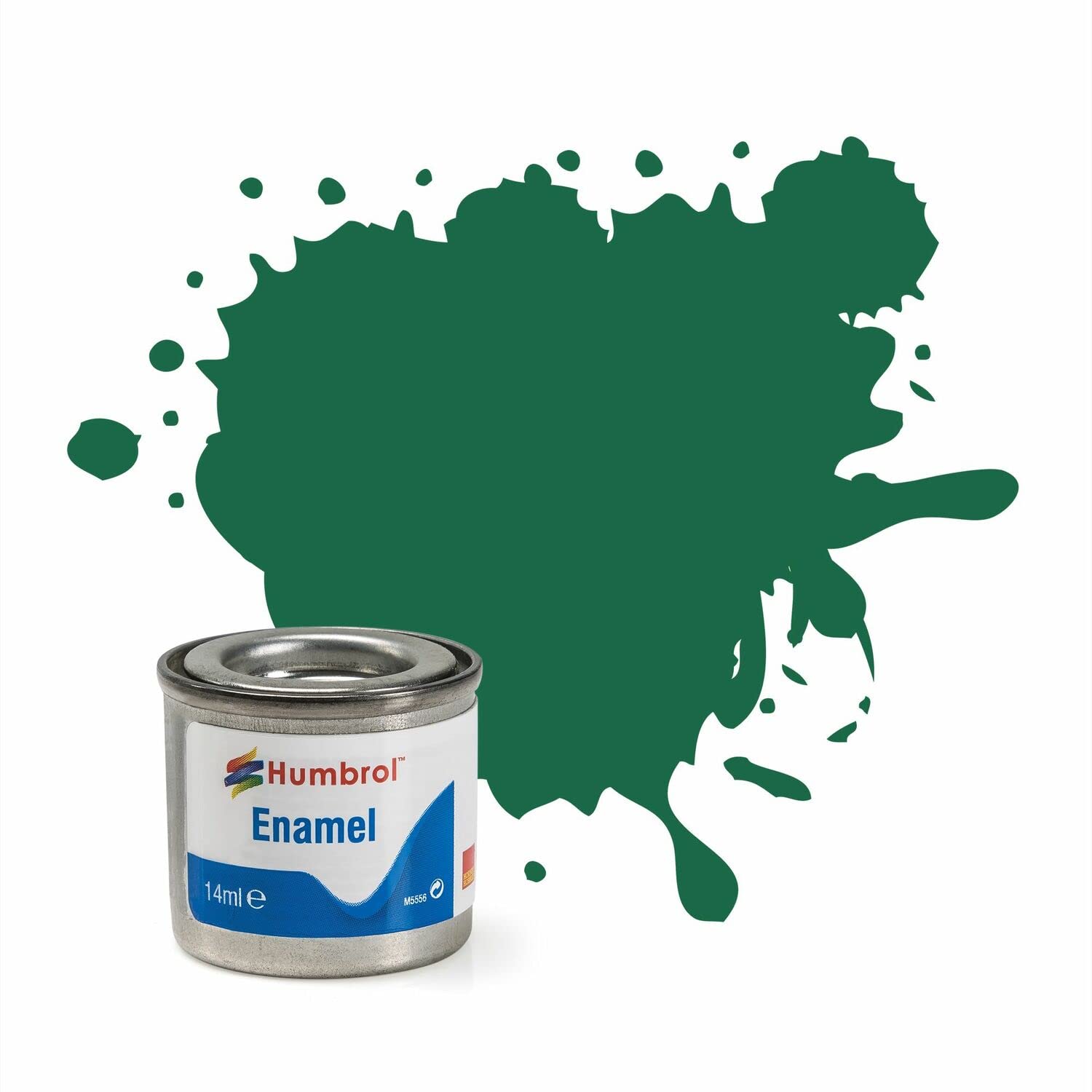Humbrol AA0326 14ml No. 1 Tinlet Enamel Paint 30 (Dark Green Matt)