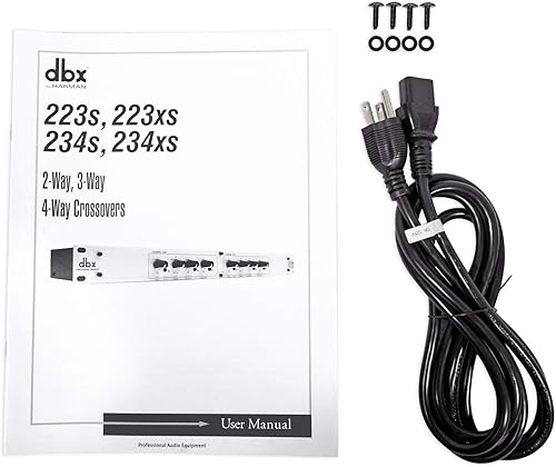 Miniatura 4 de dbx 234s estéreo de 2 vías, mono crossover de 4 vías