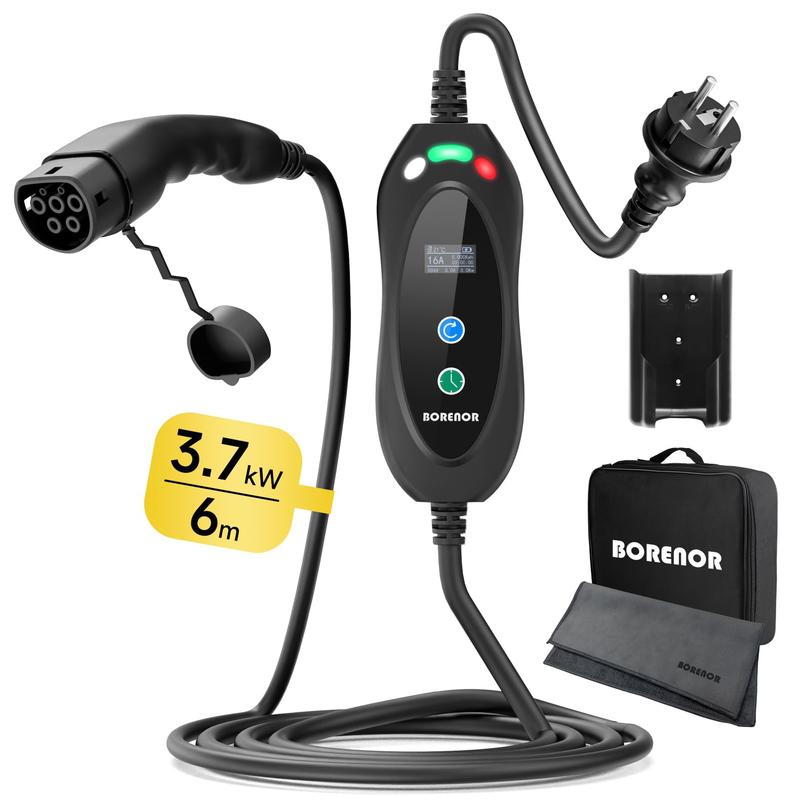 7KW Chargeur Voiture Electrique, Type 2 EVSE Recharge