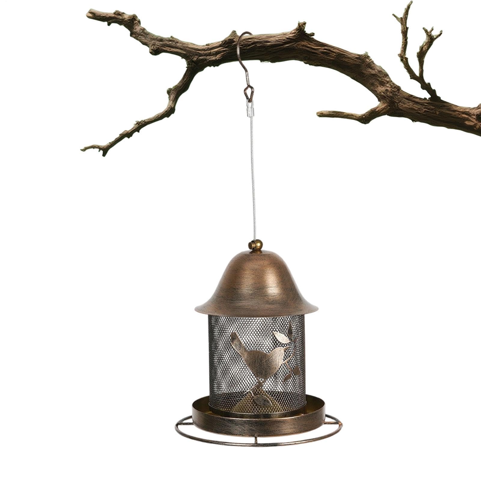 Plateau d'alimentation anti-intempéries pour oiseaux facile à remplir