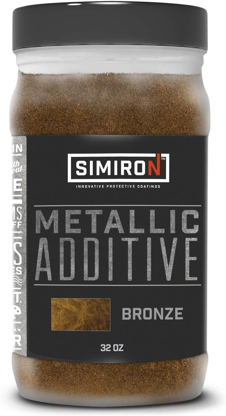 Simiron Metallic Additive- Durable- Unique Design- for Epoxy Floors- Bronze- 32 oz