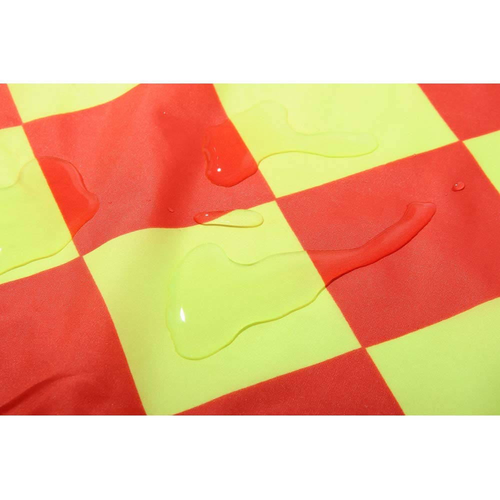 Drapeau de la Patrouille Drapeau de Corner Drapeau de Touche pour Arbitre de Football - 2 Pcs