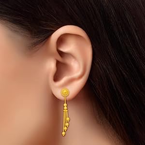 Sui Dhaga Earrings Earring Ki Design Kalyan Jewellers Jewellery