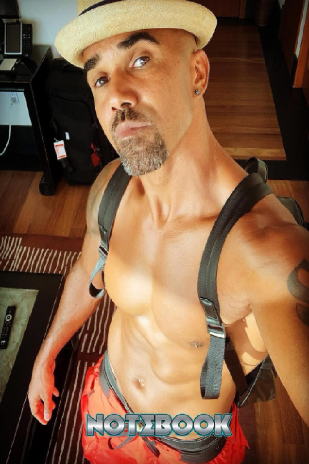 Notebook : Shemar Moore Notebook 100 Page Lined Gift Book for Writing, Thankgiving Notebook for Fans #528