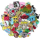 80pcs Random Assorted Styles Embroidered Patches, Bright Vivid Colors, Sew On/Iron On Patch Applique