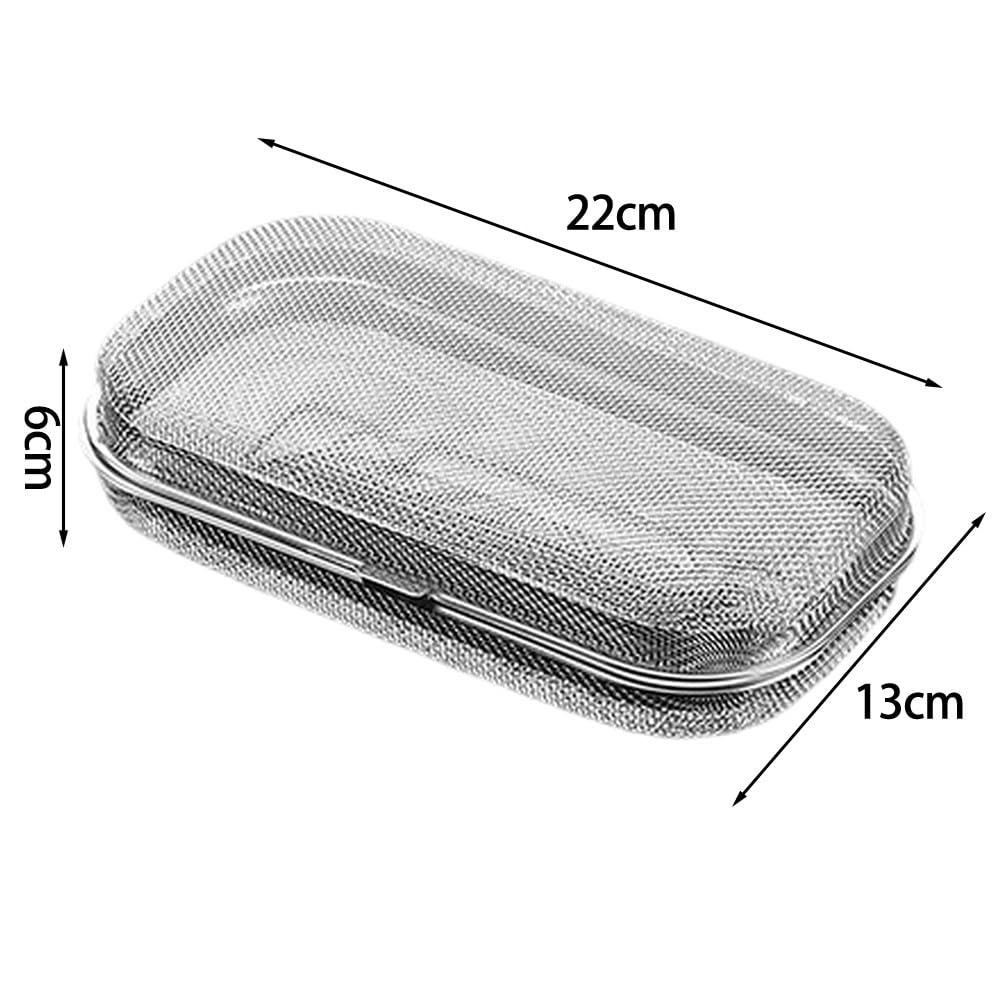 Besteck-Ablaufbox aus 304 Edelstahl mit auslaufsicherem Deckel, stapelbare Utensilienaufbewahrung, Küchenorganisation