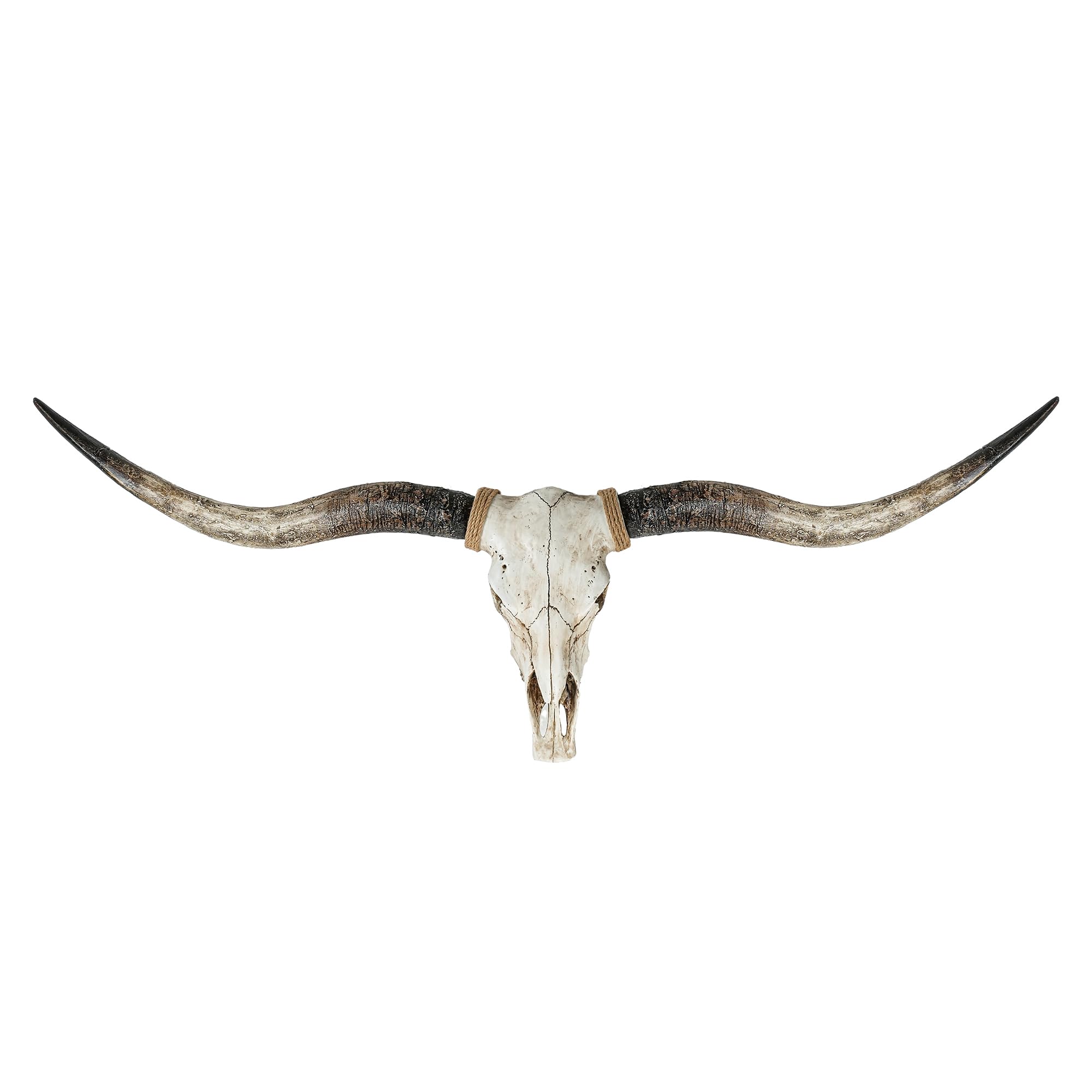 Longhorn Wall Decor Cow Skull Wall Decor 70-Inch Longhorn Skull Wall Sculpture Faux Taxidermy Animal Head Handmade Farmhouse