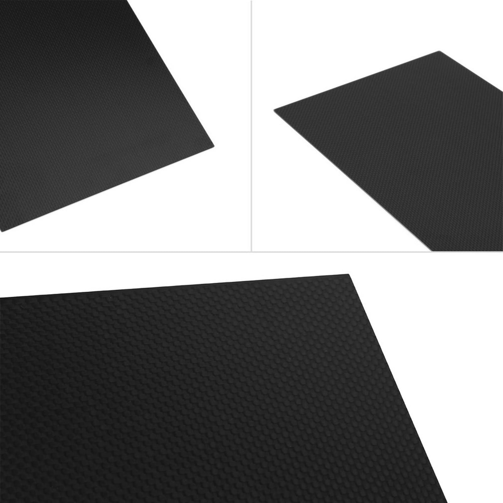 Foglio in Fibra Carbonio 200x400mm Finitura Opaca Piastra in Fibra Carbonio Piatta Pannello in Tessuto per droni remoti Leggero