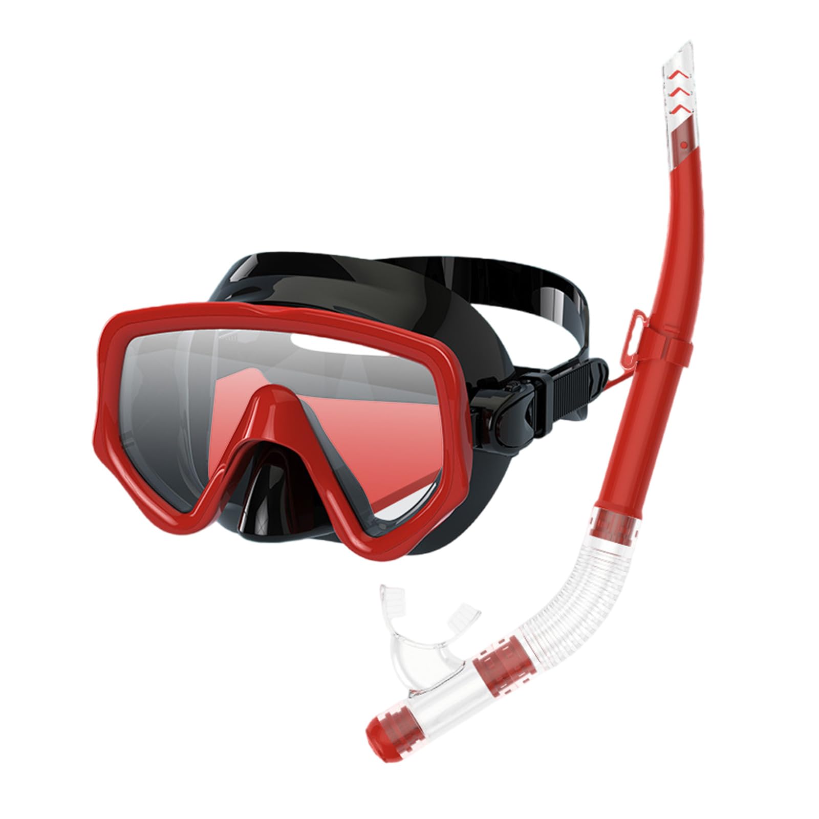 CAZSTYK Dry Snorkels Set with Diving and Soft Silicones Seal Dry Snorkels Diving Goggles for Swimming Pool Use Professional Snorkeling Equipment Set