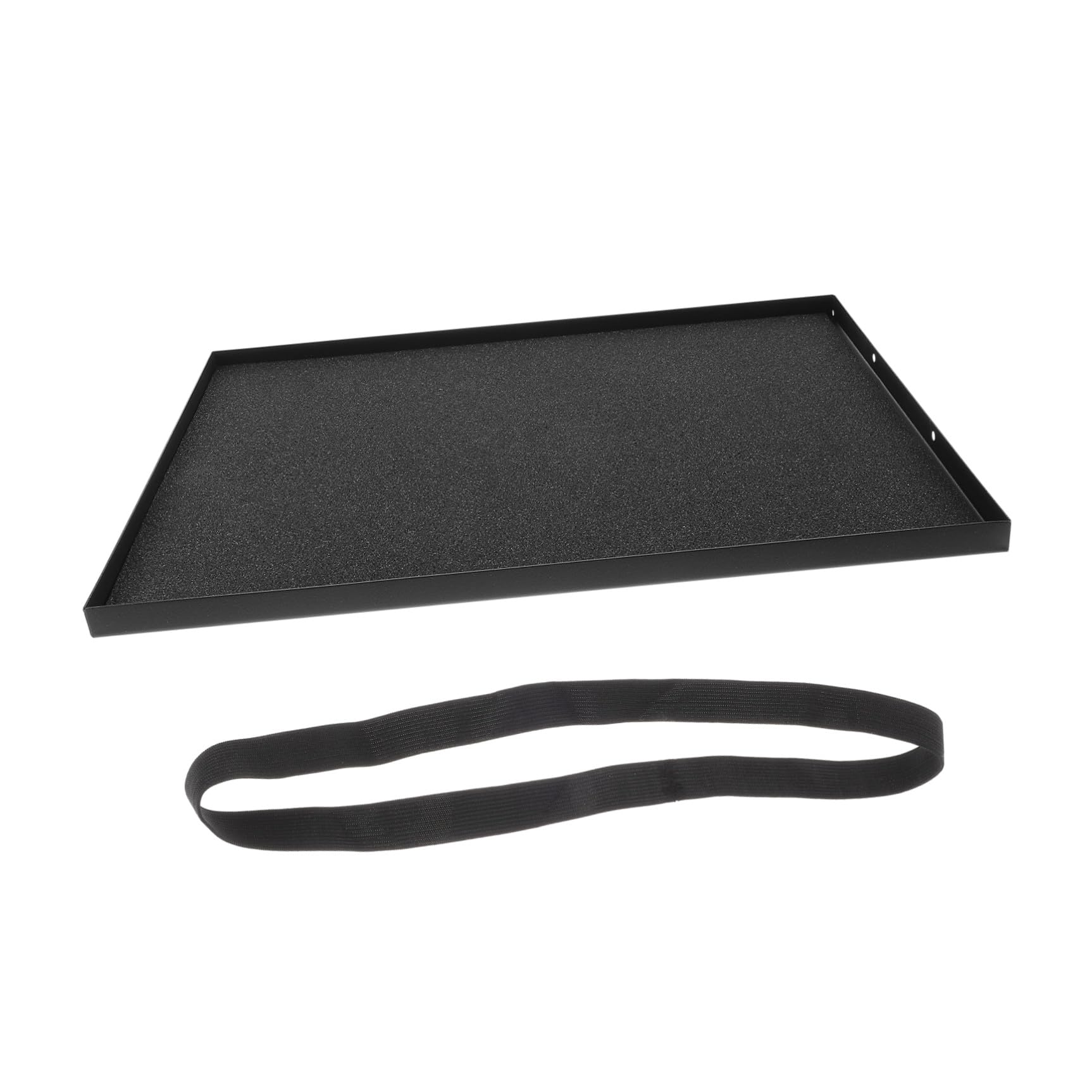 Soporte para Trípode para Proyector y Portátil 39x29cm de Acero Negro
