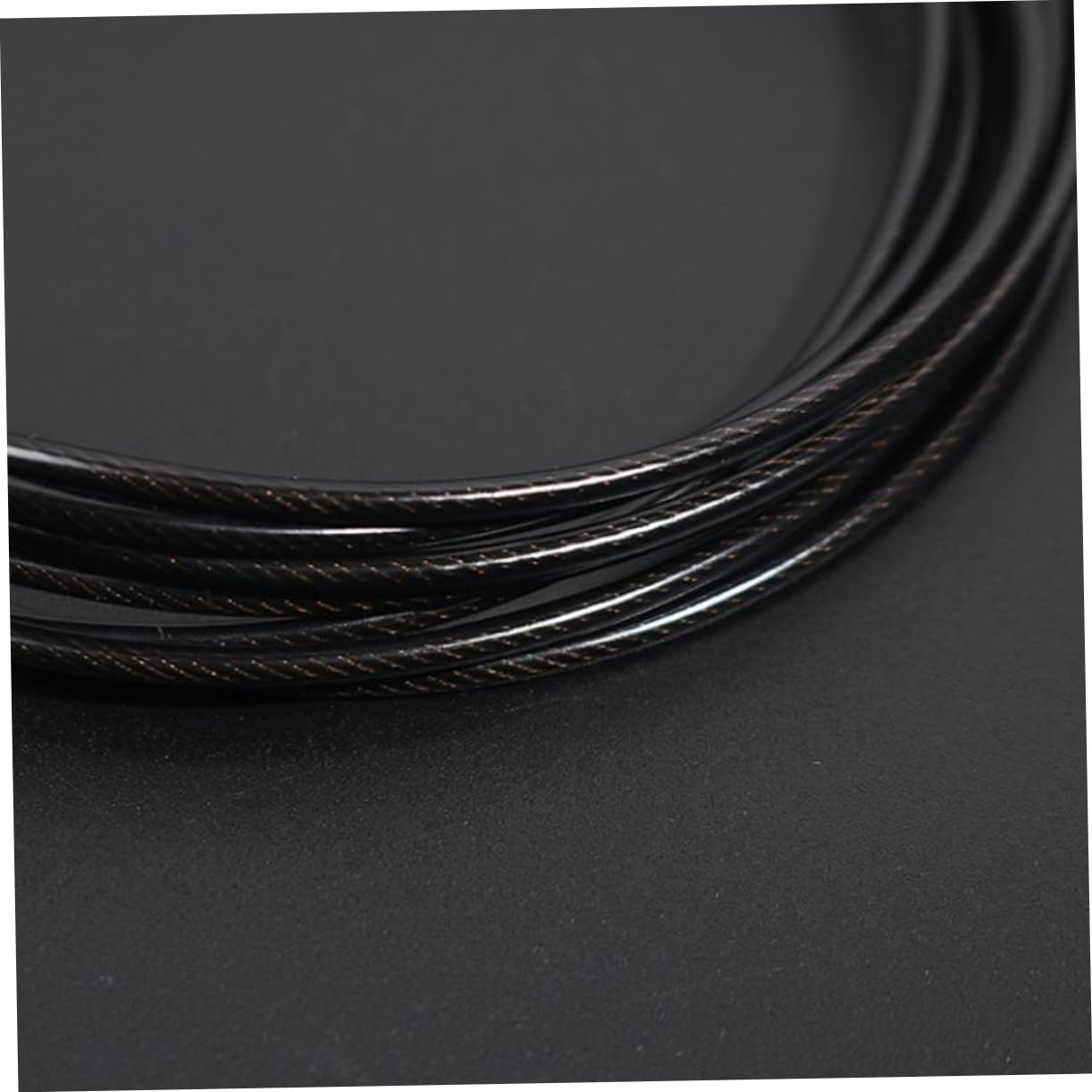 VANZACK Springseil Abnehmen beim Seilspringen Übungsseil Seilspringen trainieren sprungseil jumping rope jump rope springschnur sprungtuch schlagschnur Trainingsseil Black