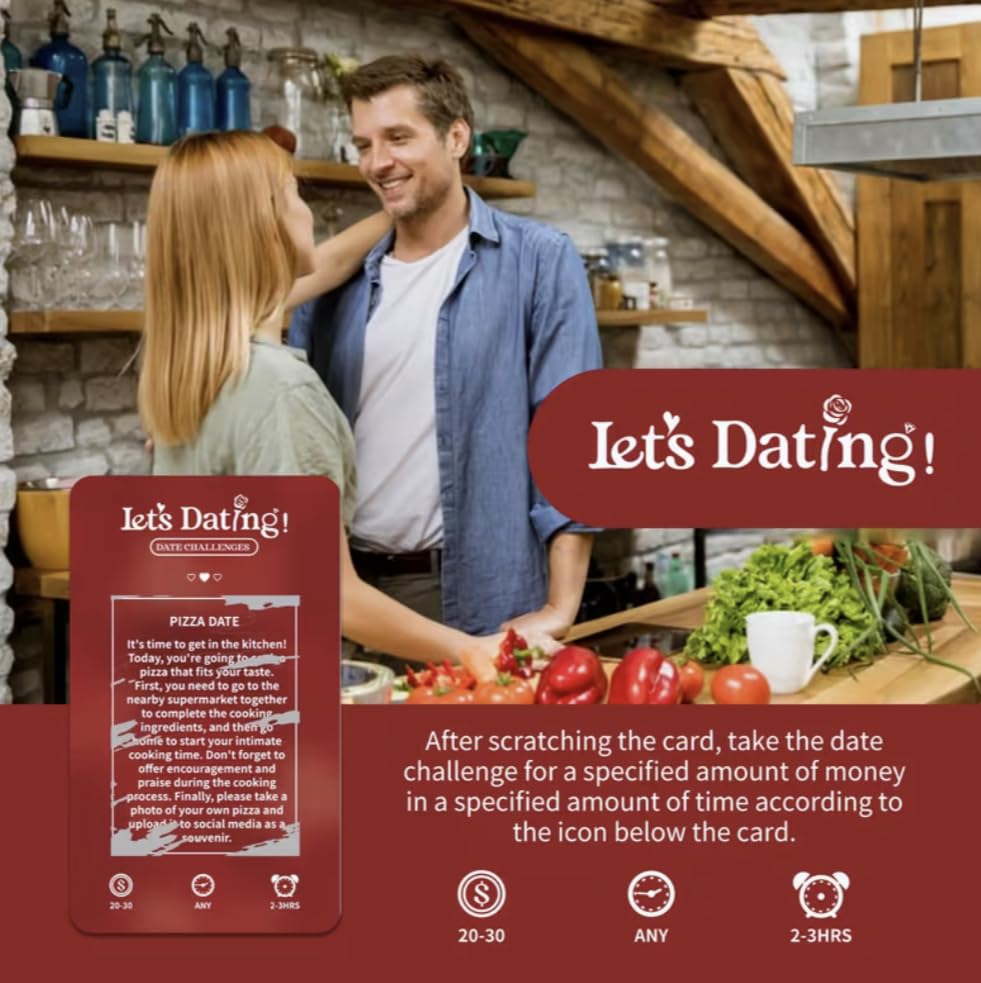 ELEMNT Talking Hearts Couples Edition Game, 200 Conversation Questions Thoughtful and Playful Date Night, Valentines Day - Image 4
