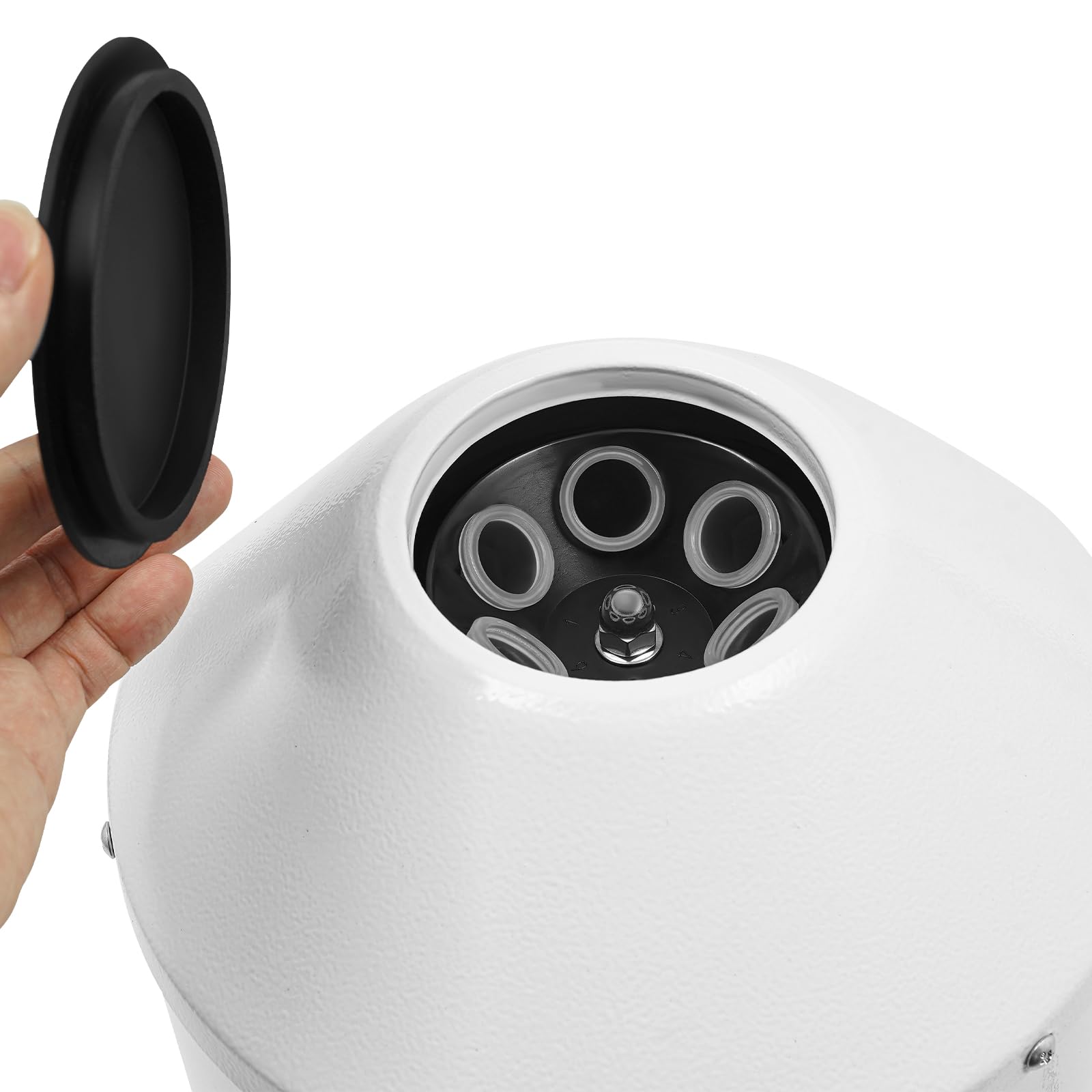 4000 rpm centrifuga da laboratorio con timer, centrifuga elettrica da laboratorio con rotore da 6 x 20 ml, centrifuga da tavolo per plasma, siero, vaccino (220 V, 1790 g, timer da 0 a 60 minuti)