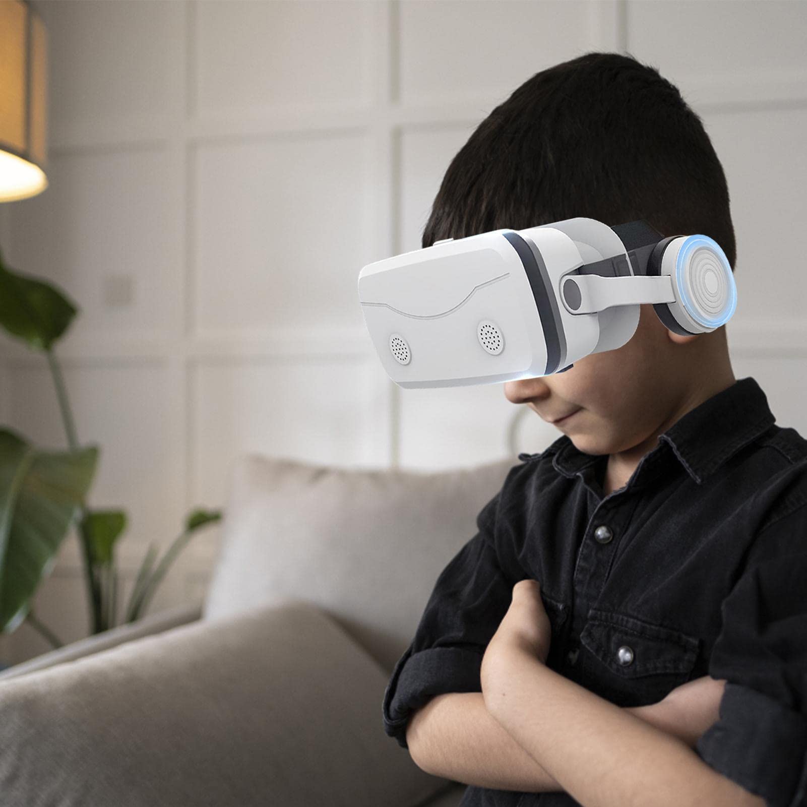 Virtual-Reality-Brille, Kopfhörer für Erwachsene, Zubehör für | Mobiltelefone, Reisen, Entspannung und Unterhaltung