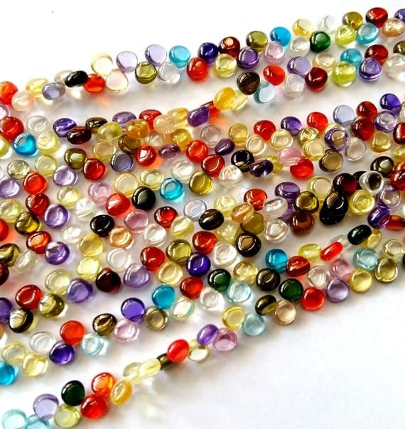 Perles en zircon de 3,5 mm à 4 mm en fil de 9 pouces pour enfilage et création de bijoux E2057