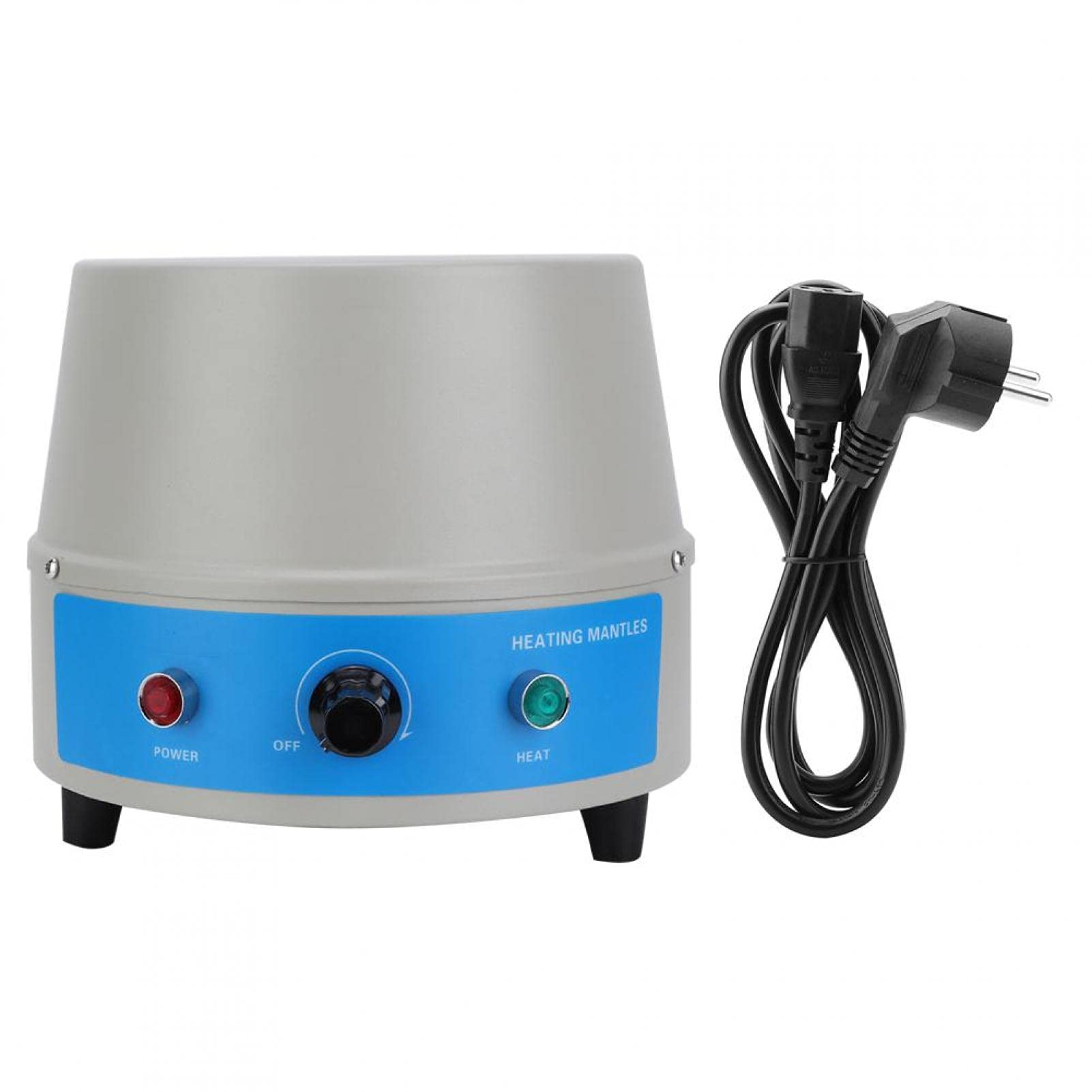 Calentador de agitador magnético de 250 ml, manto, controlador de temperatura digital eléctrico, herramienta de manto de calentamiento para calentamiento de instrumentos(EU Plug220V)