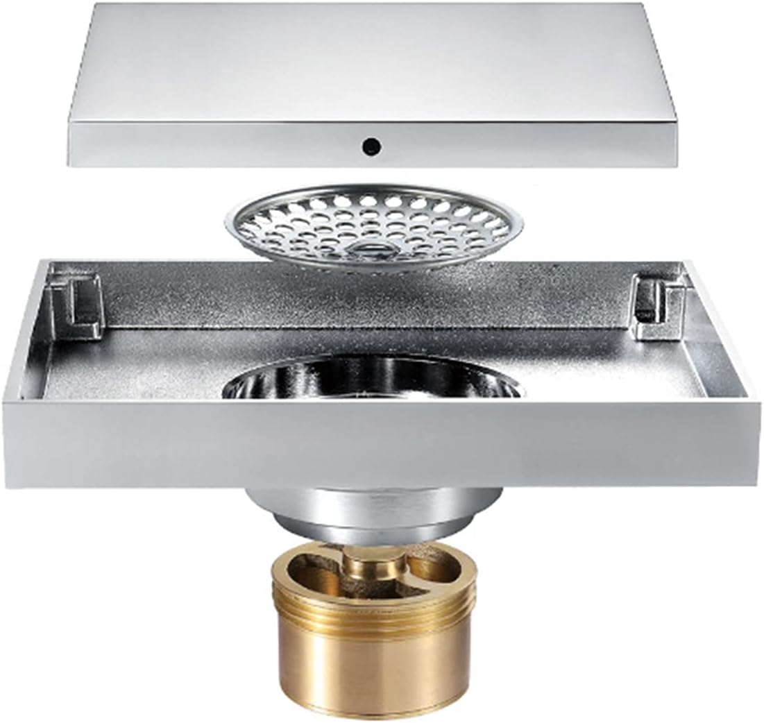 Stylischer Duschablauf Aus Edelstahl - Mattschwarz & Praktisch Für Bad & Küche