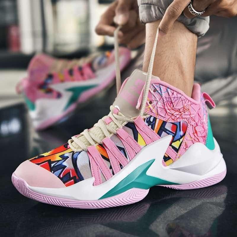 Buty Do Koszykówki Unisex Wysokie, Trening Wewnątrz I Na Zewnątrz