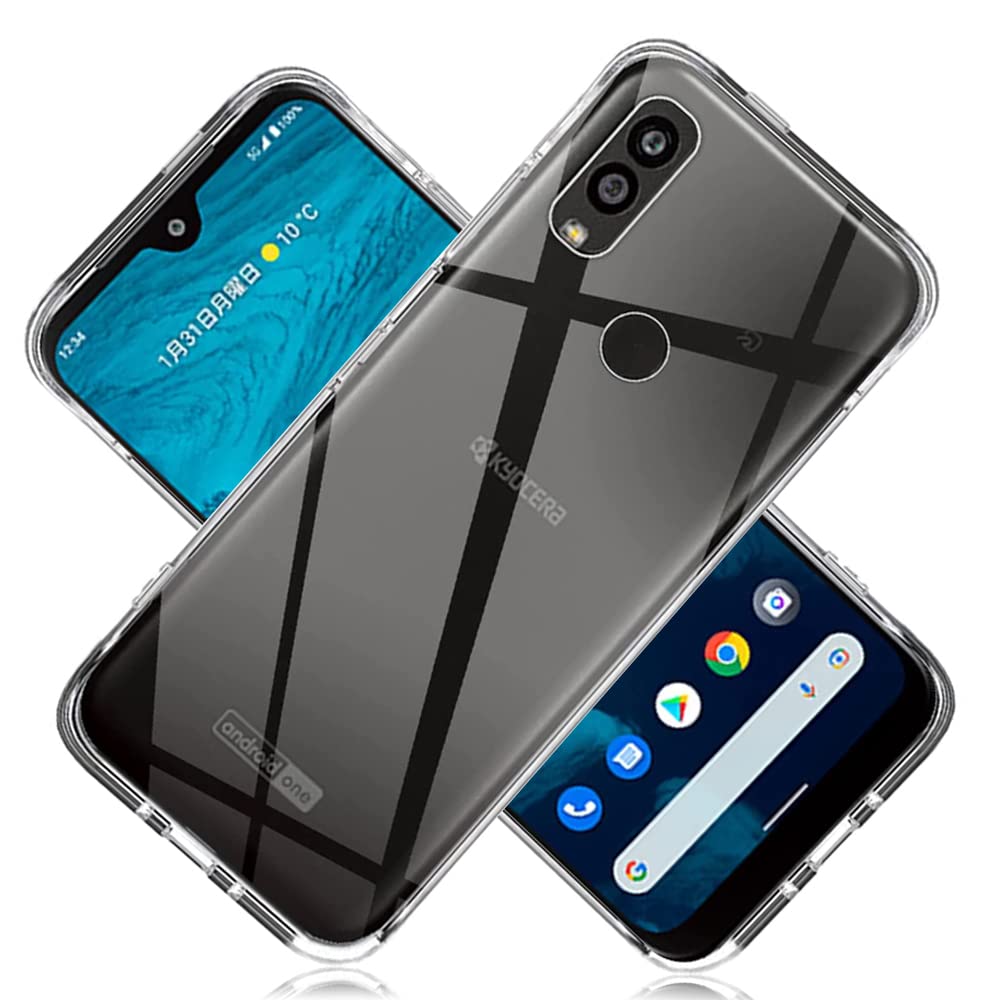 京セラ Y!mobile Android One S9 用の ケース カバー 透明 超軽量 極薄 落下防止 シンプル TPU ソフト ケース 衝撃吸収 背面カバー 耐スクラッチ DIGNO SANGA edition KC-S304用の 保護カバー クリア android one s9 用の