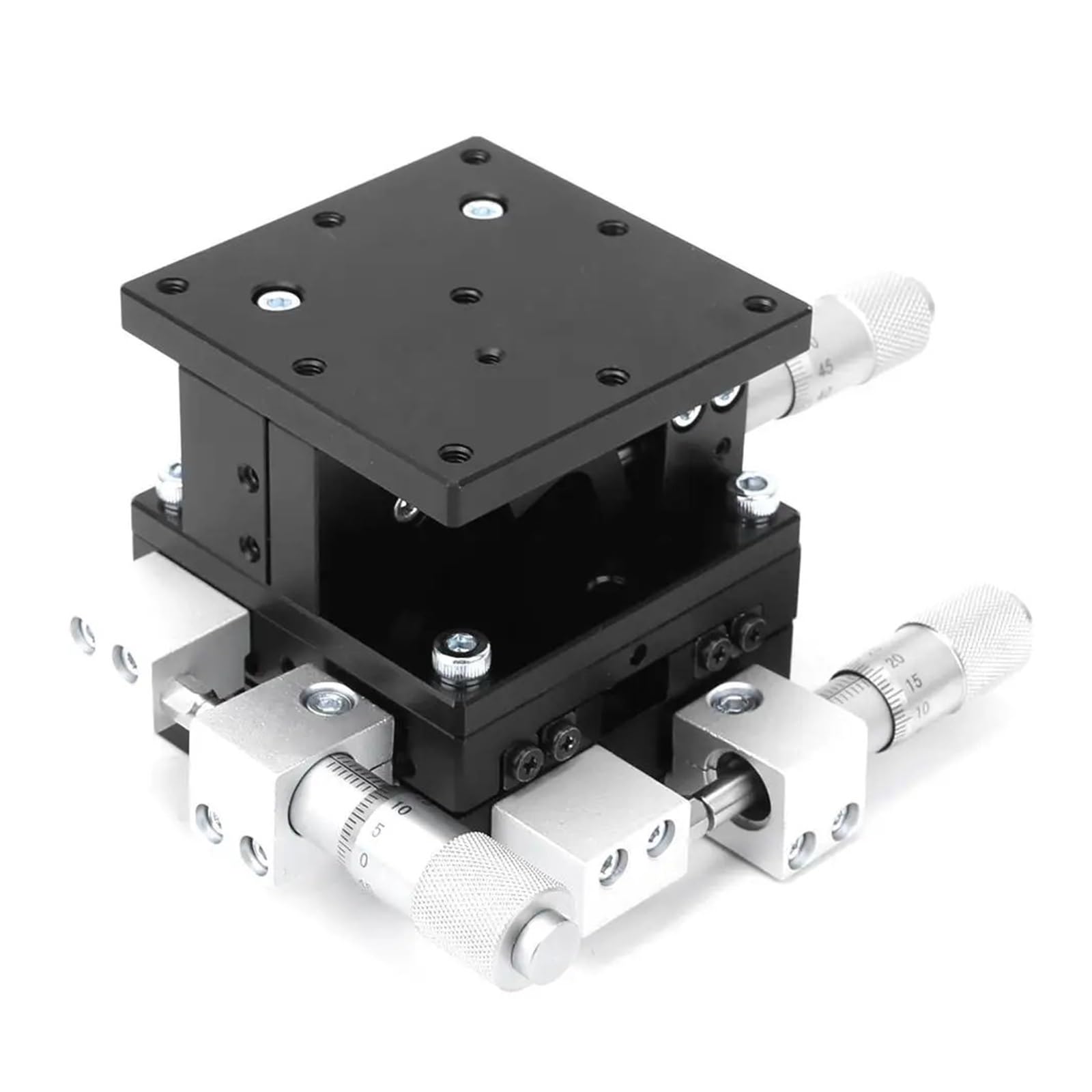 IGNVXMGKP 60X60mm 3-Axis Manual Linear Stage Trimming Platform Tuning Sliding Table