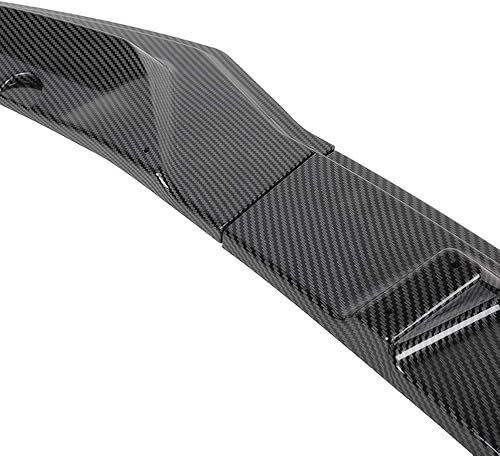 Vista 208 de SCITOO Alerón de labio delantero para Hyundai Elantra 2017-2018 para parachoques delantero negro brillante