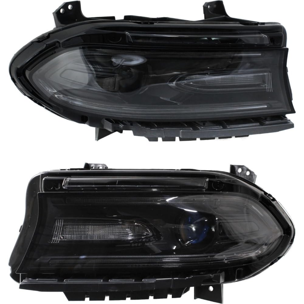 Amazon.com: CXPIJTO 2pcs Headlight Halogen Left Right Side Smoked 
