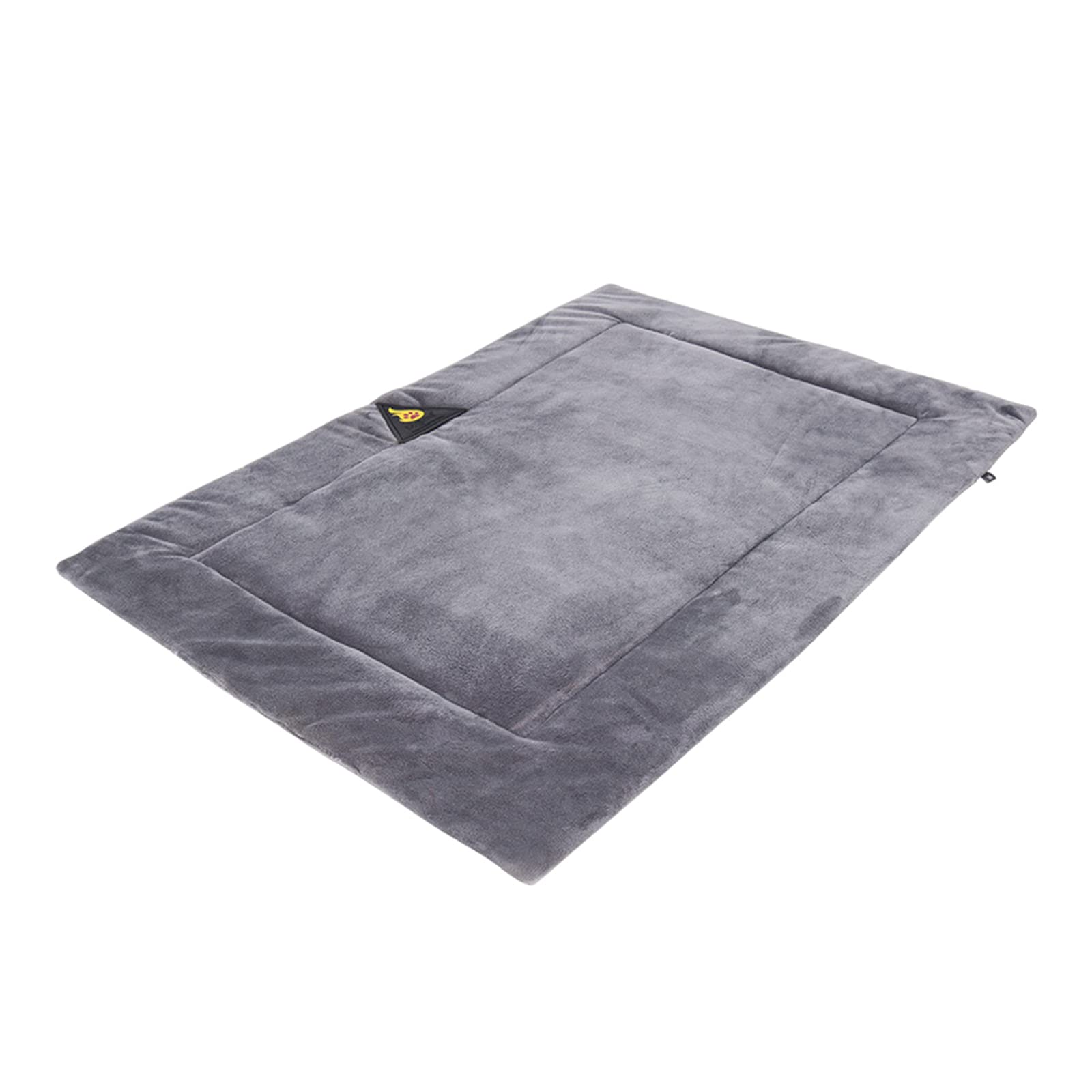 Panier carré imperméable en coton avec peluche lavable pour chien