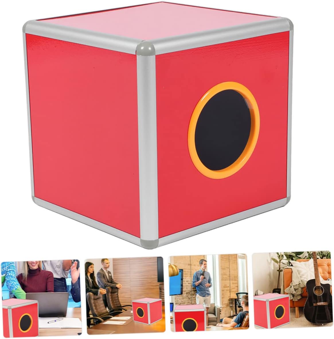 Multifunctional Raffle Box Meeting Lottery Box for Events Parties and Fundraising Non Transparent for Donations and Game