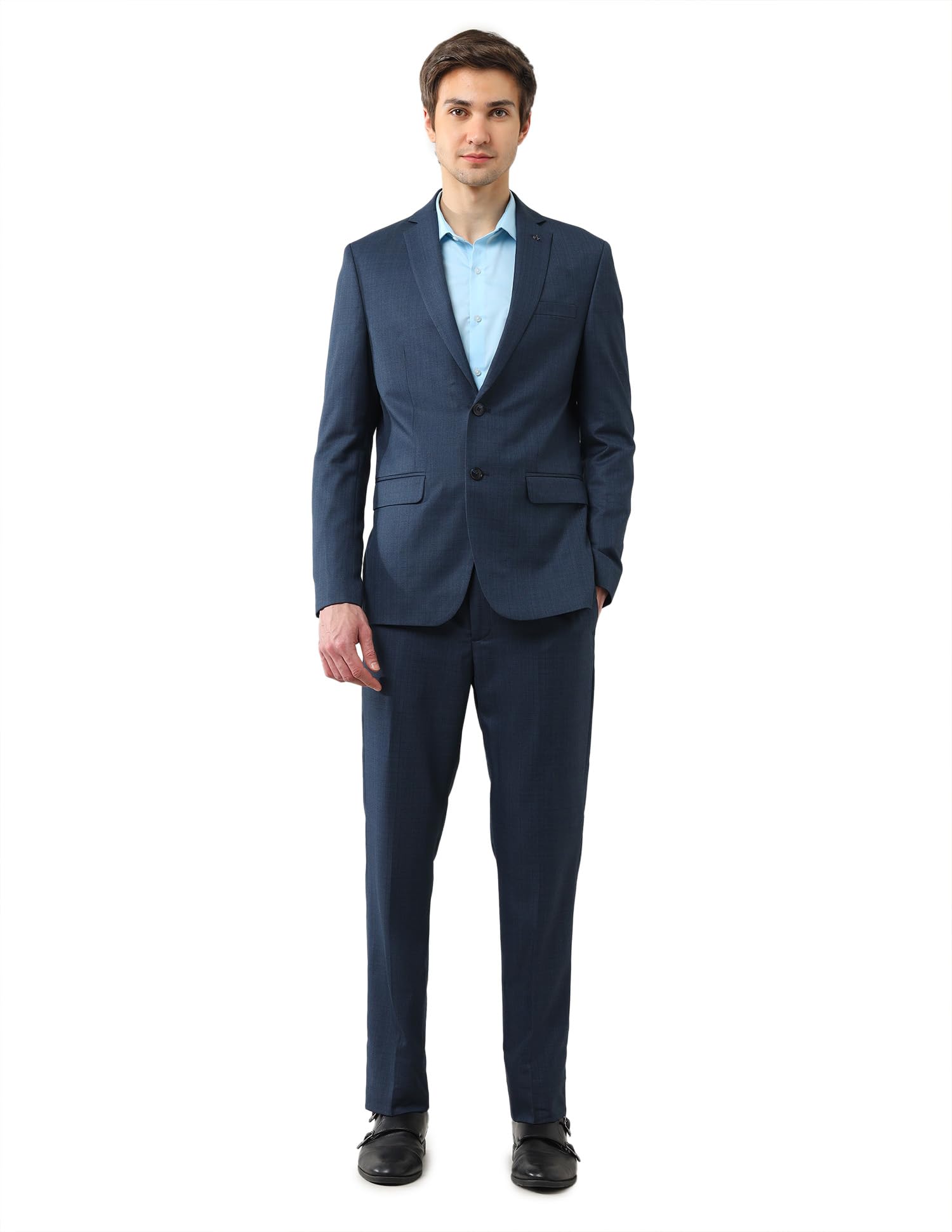 arrow Men's Tailored Fit Dobby Suit-picture-34
