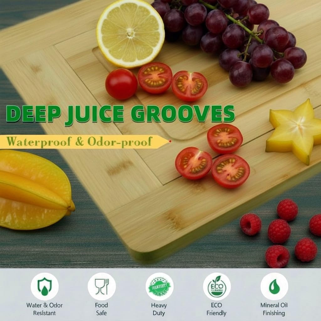 Upgraded mortise-and-tenon joints in 2026，Kitchen Over The Sink Cutting Board - Expandable Cutting Board Over Sink, Bamboo Cutting Boards with Juice Groove - Image 4