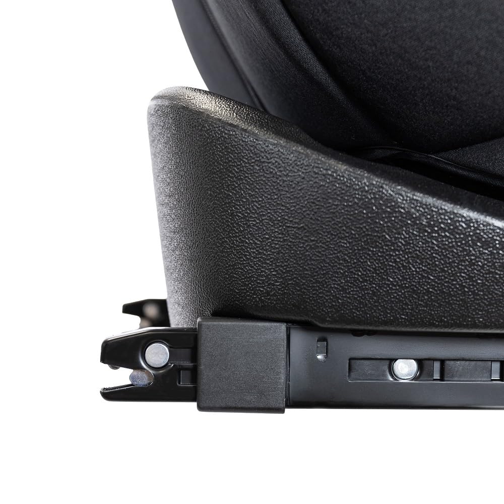 Interbaby Silla Coche Bebé PAX i-Size ISOFIX 360° Grupo 0+1+2+3 (Negro) | Silla auto giratoria 360 reclinable 40-150 cm, reductor recién nacido, protección lateral SPS, pata de apoyo