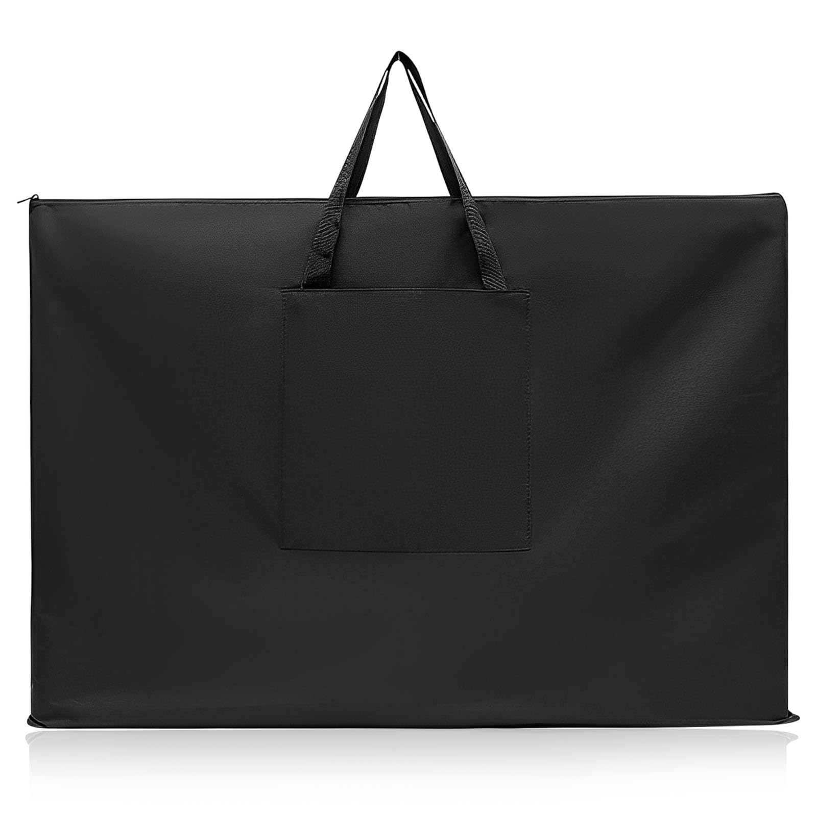 A1 Art Portfolio Case (69.5x96 CM), Black Artist Portfolio Carrying Case for Artwork, Poster Sketch Drawing Canvas Photography, Artist Folder with Adjustable Shoulder Strap & Multiple Compartments