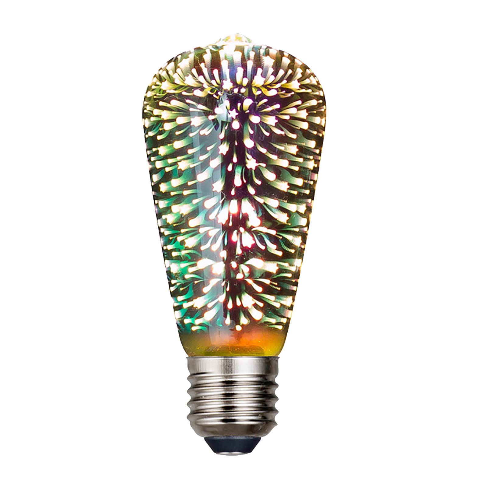 wuitopue 1PC 3D Fireworks LED Bulb Sale Clearance,3D Fireworks Decorative Lamp Scatter Lamp Christmas Day Exclusive Christmas Decorations Party Decor Xmas Decor Home Party Ornament Decor Xmas Gift