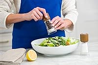 Vista 4 de Cole & Mason Macclesfield - Molinillo de pimienta y salero de regalo, 5.5 pulgadas, transparente