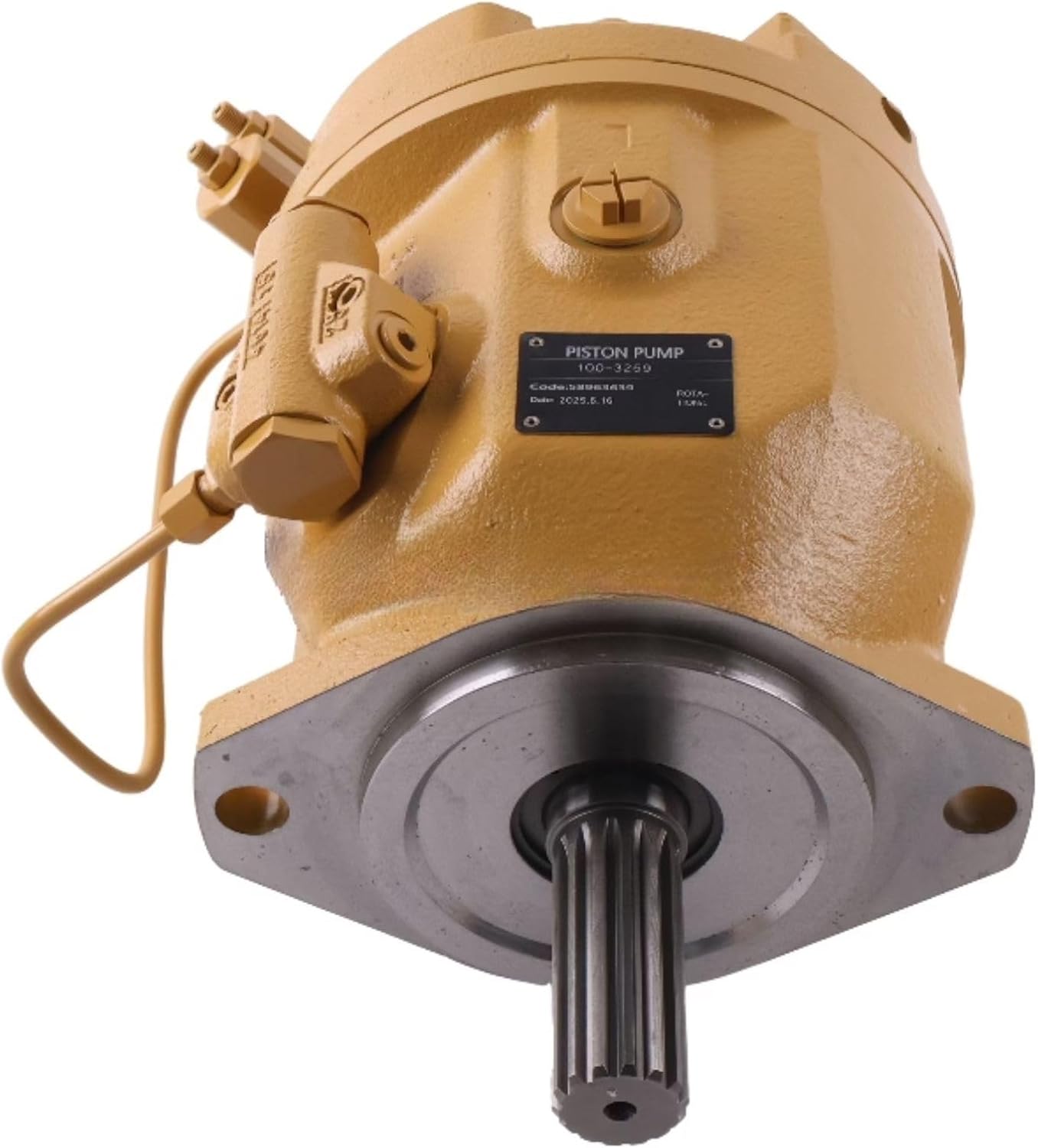 KRRK-parts Hydraulic Piston Pump 100-3259 for Caterpillar CAT Engine 3054 Backhoe Loader 416B 426B 428B 436B 438B