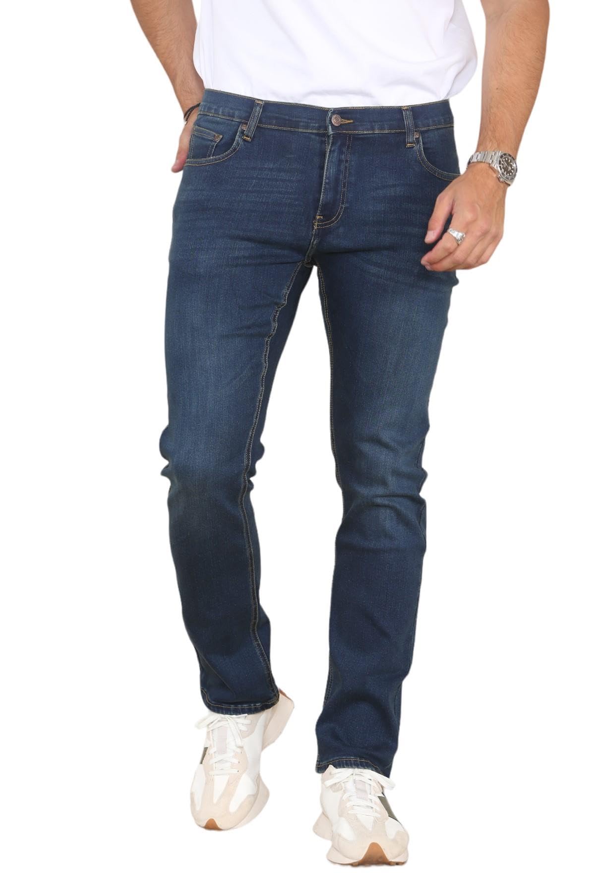 MYT Mens Straight Leg Jeans Regular Fit Denim Pants Trousers DSW 40W x 32L