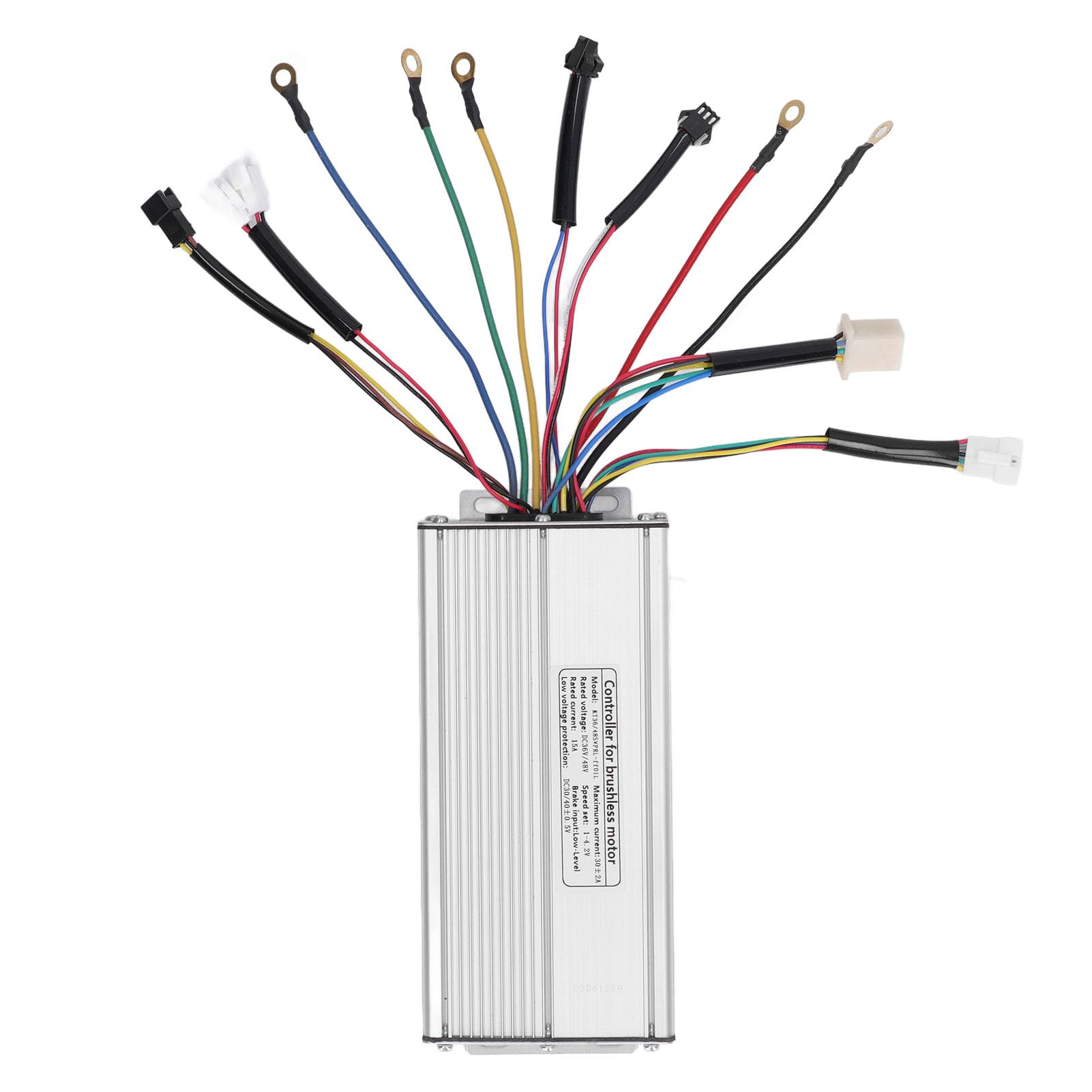 Zestaw do konwersji roweru elektrycznego MAPHRWZ, do samodzielnego roweru elektrycznego z miernikiem LCD8H, przepustnicą kciukową, kontrolerem, okablowaniem czujnika, zasilaczem,