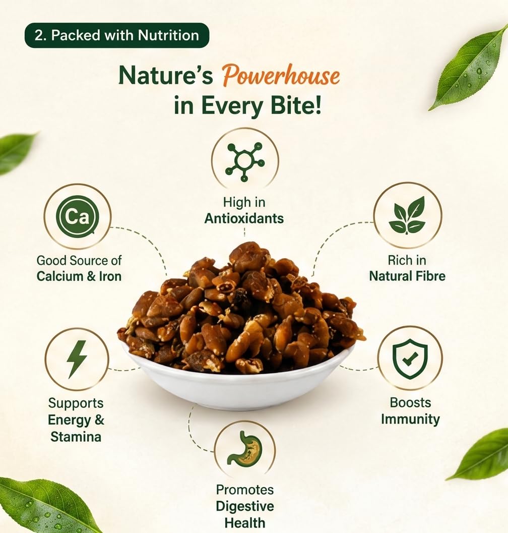 DADI MAA KE Sun Dried Mahua Flowers (Madhuca Longifolia) | Natural Dried Mahua Phool | Edible Forest Flower | Traditional Sweetener for Recipes, Pickles & Herbal Uses | Premium Quality(300g) 1