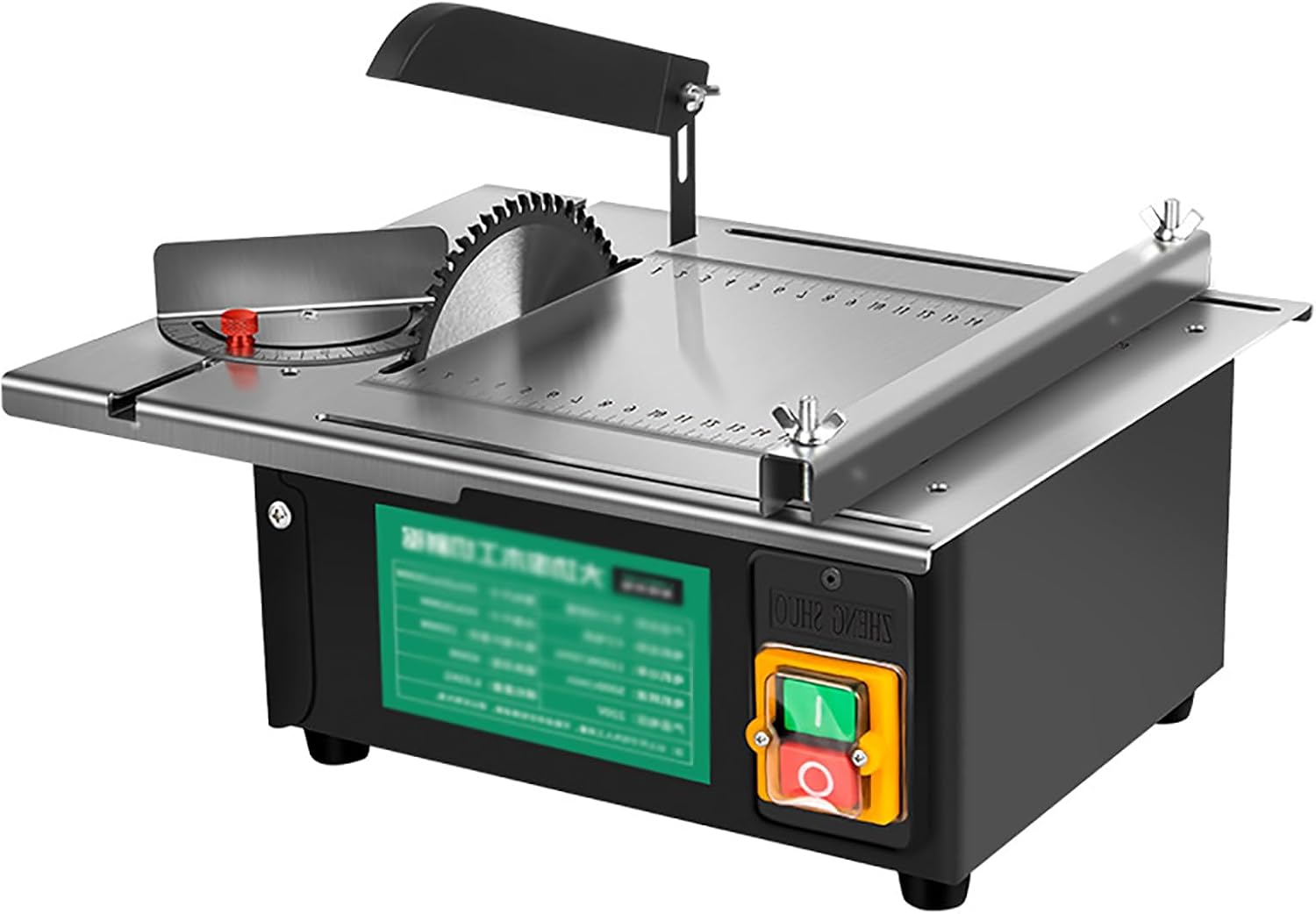 Mini Table Saw, Woodworking Bench Saw, Portable Precision Craft Table Saw, Mini Desktop Electric Saw Cutter, Hobby Table Saw for Wood