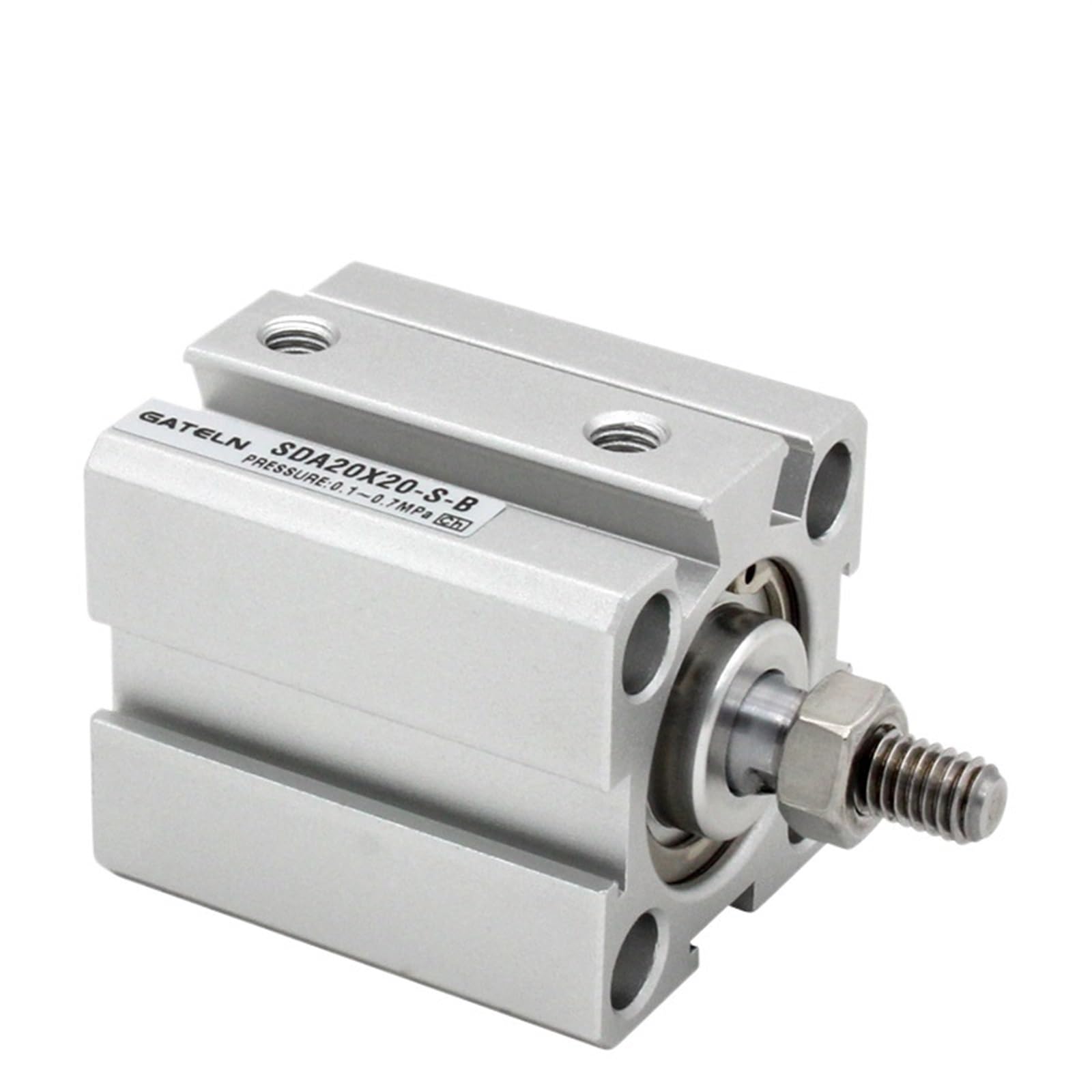 Birxpmos Men's One Color Air Pneumatic Cylinder Sda12-B Double Acting Compact Cylinder Sda12-B Bore 12Mm Stroke 5-50Mm Thread Sda12x5-B Sda12x10-B-S(Sda12x45-B)