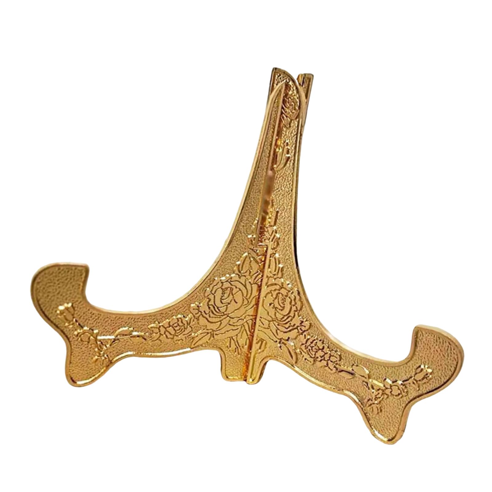 Shurhome Kirsite Base Fashion Display Rack for Dishes and Collectibles Supporting 20Cm to 22Cm Diameter Items Art Exhibition Display