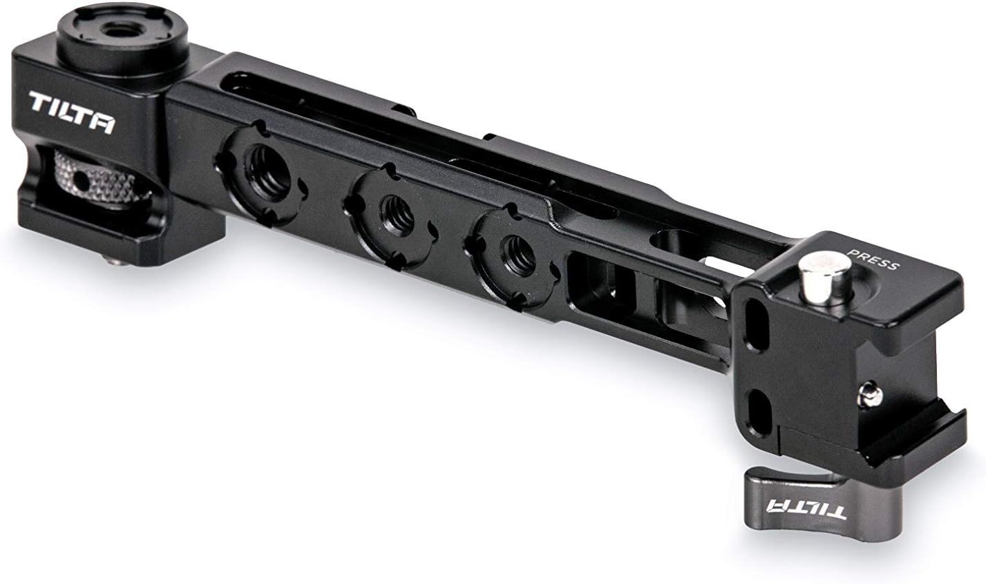 Tilta Monitor Mounting Bracket Compatible with DJI RS2, RS4, RS5 | NATO Mount | 1/4"-20 Monitor Support