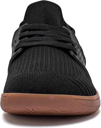 Vista 4 de HOBIBEAR Zapatos minimalistas anchos para caminar para hombre y mujer, suela sin caída, relajación óptima